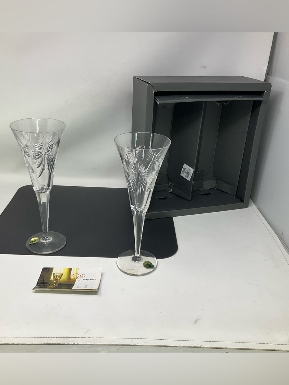 Waterford | Crystal Millennium 5 Flutes pair